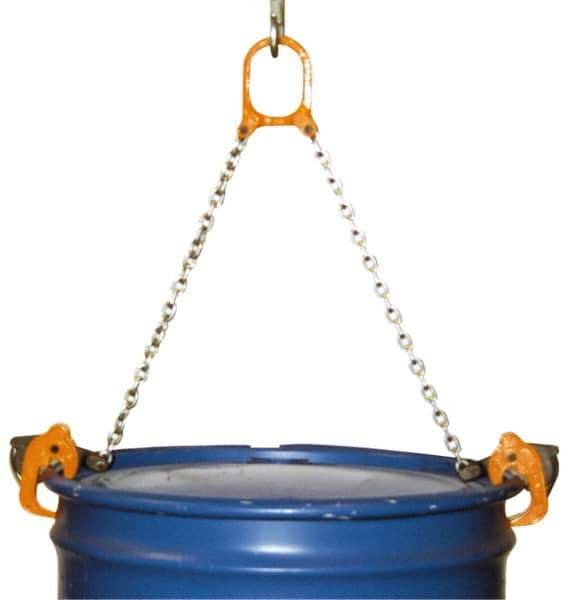 Vestil - 2,000 Lb Load Capacity, 30 & 55 Gal Drum Lifter - For 30 Gal & 55 Gal Drums - Apex Tool & Supply
