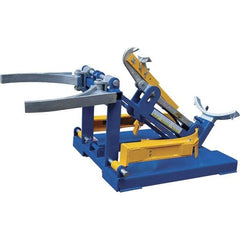 Vestil - 1,000 Lb Load Capacity, 30 & 55 Gal Forklift Drum Handler - 29" Wide x 28-3/4" High - Apex Tool & Supply