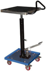Vestil - 200 Lb Capacity Manual Hydraulic Post Lift Table - 31" Lift Height, 16" Platform Length x 16" Platform Width - Apex Tool & Supply