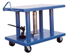 Vestil - 6,000 Lb Capacity Manual Hydraulic Post Lift Table - 36" Lift Height, 36" Platform Length x 24" Platform Width - Apex Tool & Supply