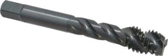 OSG - 1/2-13 UNC 3 Flute 2B Modified Bottoming Spiral Flute Tap - Vanadium High Speed Steel, Oxide Finish, 3-3/8" OAL, Right Hand Flute, Right Hand Thread, H5, Series 290 - Apex Tool & Supply