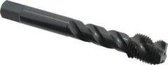 OSG - 1/2-20 UNF 3 Flute Modified Bottoming Spiral Flute Tap - Vanadium High Speed Steel, Oxide Finish, 3-3/8" OAL, Right Hand Flute, Right Hand Thread, H2, Series 290 - Apex Tool & Supply