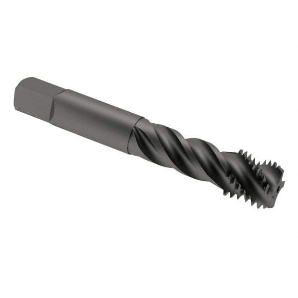 OSG - 3/4-10 UNC 4 Flute 2B/3B Modified Bottoming Spiral Flute Tap - Vanadium High Speed Steel, Oxide Finish, 4-1/4" OAL, Right Hand Flute, Right Hand Thread, H5, Series 290 - Apex Tool & Supply