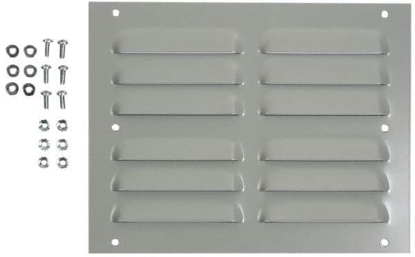 Cooper B-Line - Electrical Enclosure Steel Louver Plate Kit - For Use with Cooper B-Line Enclosures - Apex Tool & Supply