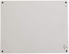 Cooper B-Line - 9" OAW x 13" OAH Powder Coat Finish Electrical Enclosure Nonperforated Panel - 16" x 12" Box, 12 Gauge Steel, Use with 16126RHC - Apex Tool & Supply