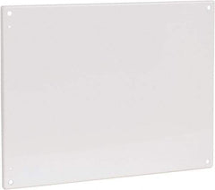 Cooper B-Line - 20-7/8" OAW x 26-7/8" OAH Powder Coat Finish Electrical Enclosure Flanged Panel - 30" x 24" Box, 12 Gauge Steel, Use with 30248RHC - Apex Tool & Supply