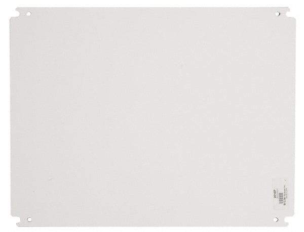 Cooper B-Line - 22" OAW x 34" OAH Powder Coat Finish Electrical Enclosure Nonperforated Panel - 36" x 24" Box, 12 Gauge Steel, Use with 302410-SD/302410-SDW/362412-SD/36248-SD - Apex Tool & Supply