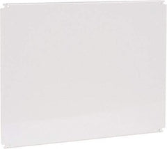 Cooper B-Line - 22" OAW x 28" OAH Powder Coat Finish Electrical Enclosure Nonperforated Panel - 30" x 24" Box, 12 Gauge Steel, Use with 243010-SD/24308-SD/302410-SD/302410-SDW/302412-SD/302412-SDW/302420-SD/302420-SDW/30248-FM/30248-SD/30248-SDW - Apex Tool & Supply