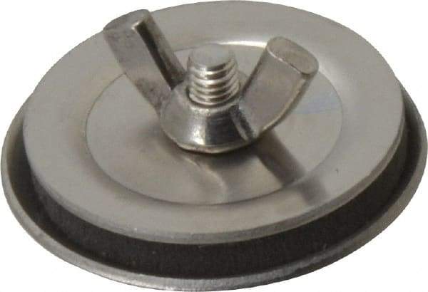 Cooper B-Line - 3/4" Conduit, 4X NEMA Rated, Electrical Enclosure Stainless Steel Hole Seal - UL Listed, Includes Oil-Resistant Gasket, Plated Stud & Wing Nut - Apex Tool & Supply