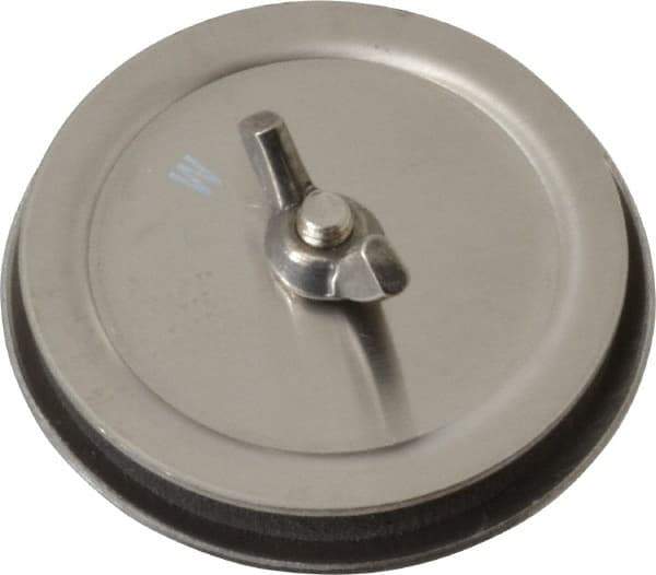 Cooper B-Line - 1-1/4" Conduit, 4X NEMA Rated, Electrical Enclosure Stainless Steel Hole Seal - UL Listed, Includes Oil-Resistant Gasket, Plated Stud & Wing Nut - Apex Tool & Supply