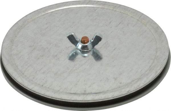 Cooper B-Line - 3" Conduit, 4, 12, 13, 3R NEMA Rated, Electrical Enclosure Steel Hole Seal - ANSI 61/UL Listed, Includes Oil-Resistant Gasket, Plated Stud & Wing Nut - Apex Tool & Supply