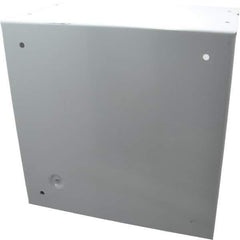 Cooper B-Line - Steel Junction Box Enclosure Screw Flat Cover - NEMA 1, 10" Wide x 10" High x 6" Deep - Apex Tool & Supply