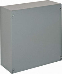 Cooper B-Line - Steel Junction Box Enclosure Screw Flat Cover - NEMA 1, 15" Wide x 15" High x 6" Deep - Apex Tool & Supply