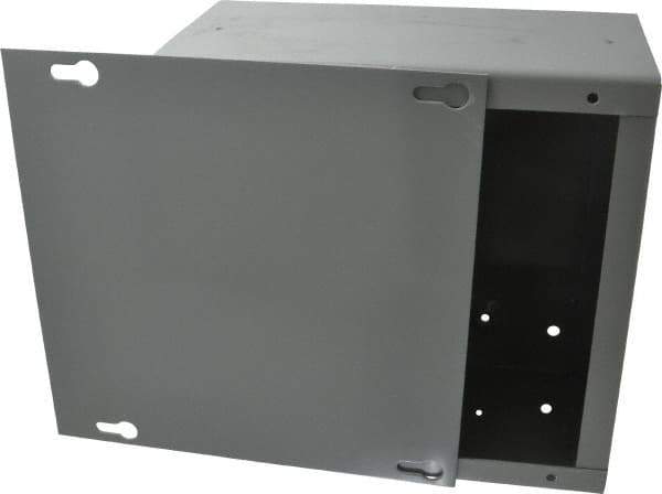 Cooper B-Line - Steel Junction Box Enclosure Screw Flat Cover - NEMA 1, 8" Wide x 8" High x 4" Deep - Apex Tool & Supply