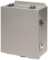 Cooper B-Line - Steel Standard Enclosure Hinge Flat Cover - NEMA 4, 12, 13, 8" Wide x 10" High x 6" Deep, Rainproof & Watertight - Apex Tool & Supply
