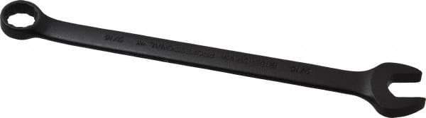 Proto - 9/16" 12 Point Combination Wrench - 15° Offset Angle, 8-5/8" OAL, Steel, Black Finish - Apex Tool & Supply