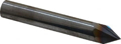Niagara Cutter - 3/8" Diam 2 Flute Single End Solid Carbide Chamfer Mill - Apex Tool & Supply
