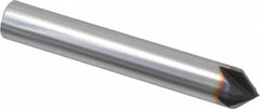 Niagara Cutter - 3/8" Diam 4 Flute Single End Solid Carbide Chamfer Mill - Apex Tool & Supply