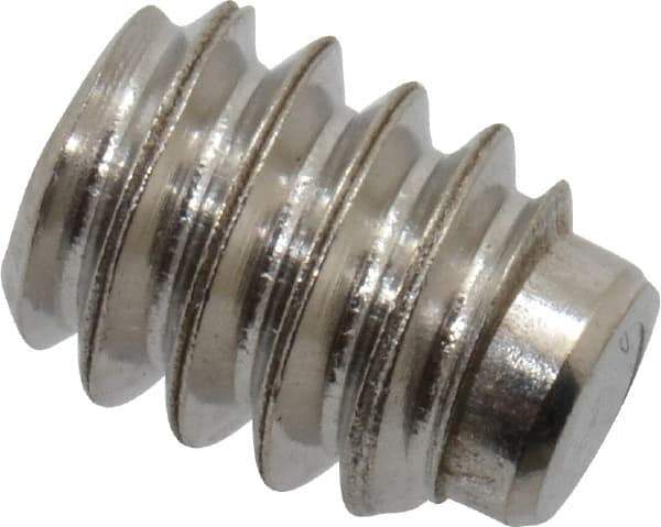 Value Collection - #10-24 UNC, 1/4" OAL, Half Dog Point Set Screw - Grade Austenitic A2 Stainless Steel, 3/32" Key - Apex Tool & Supply