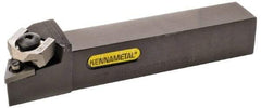 Kennametal - MTJN, Left Hand Cut, 3° Lead Angle, 25mm Shank Height x 25mm Shank Width, Negative Rake Indexable Turning Toolholder - 150mm OAL, TN..2204.. Insert Compatibility, Series Wedgelock - Apex Tool & Supply