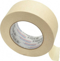 Intertape - 2" Wide x 60 Yd Long Tan Paper Masking Tape - Series PG505, 5.8 mil Thick, 20 In/Lb Tensile Strength - Apex Tool & Supply
