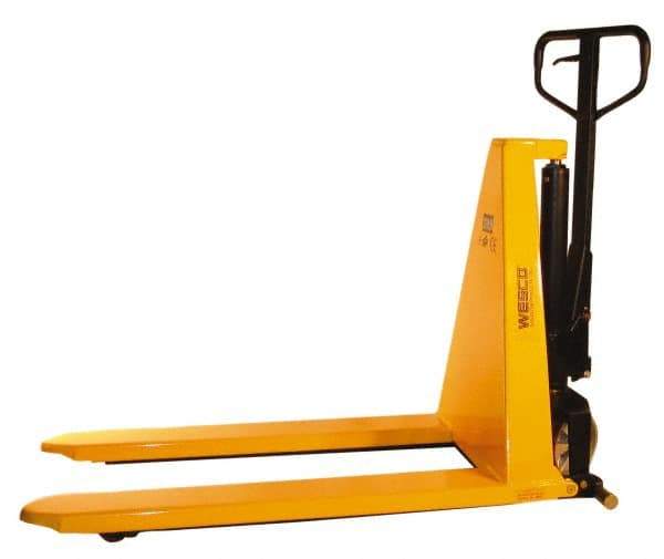 Wesco Industrial Products - 3,000 Lb Capacity Skid Lifter Scissor Lift - 3-1/2" Lift Height, 43" Platform Length x 27" Platform Width - Apex Tool & Supply