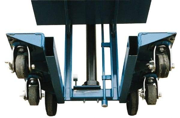 Vestil - 175 Lb Capacity Manual Cable Winch Lift Table - 1/4" to 58" Lift Height, 20" Platform Length x 20" Platform Width - Apex Tool & Supply