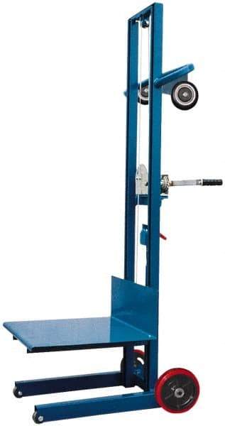 Vestil - 500 Lb Capacity Portable Steel Light Load Lift Table - 6-1/4" Lift Height, 20" Platform Length x 20" Platform Width - Apex Tool & Supply