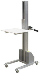 Vestil - 175 Lb Capacity Portable Aluminum Quick Lift Table - 5-1/2" Lift Height, 19" Platform Length x 24" Platform Width - Apex Tool & Supply