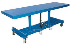 Vestil - 2,000 Lb Capacity Long Deck Mobile Lift Table - 31" Lift Height, 72" Platform Length x 30" Platform Width - Apex Tool & Supply