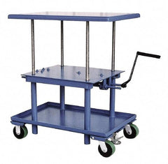 Vestil - 2,000 Lb Capacity Mechanical Lift Table - 28" Lift Height, 36" Platform Length x 24" Platform Width - Apex Tool & Supply
