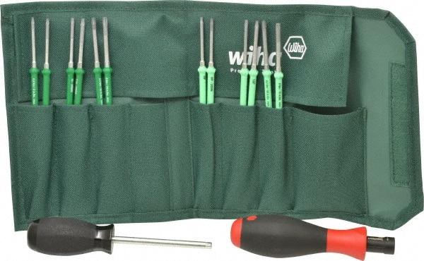 Wiha - 14 Piece Bit Screwdriver - Torx, TorxPlus, Torque Control Set - Apex Tool & Supply