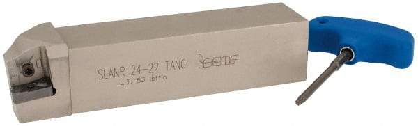 Iscar - SLAN, Right Hand Cut, 1-1/2" Shank Height x 1-1/2" Shank Width, Negative Rake Indexable Turning Toolholder - 7" OAL, LNMX 2210 Insert Compatibility, Series Heliturn - Apex Tool & Supply