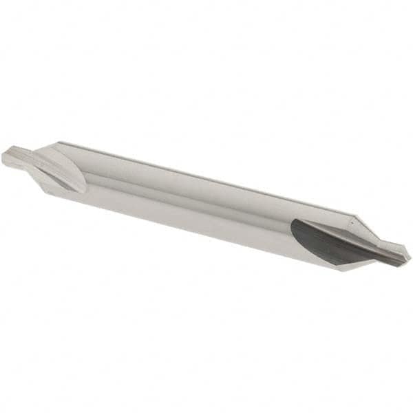 OSG - 1/4 Plain Cut 60° Incl Angle Solid Carbide Combo Drill & Countersink - Apex Tool & Supply