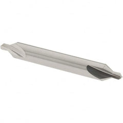 OSG - 1/4 Plain Cut 60° Incl Angle Solid Carbide Combo Drill & Countersink - Apex Tool & Supply
