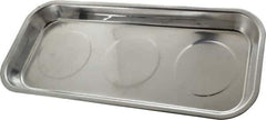 Eclipse - 14-3/16" Long x 6-1/4" Wide Magnetic Tray - Stainless Steel with Rubber-Coated Ferrite - Apex Tool & Supply