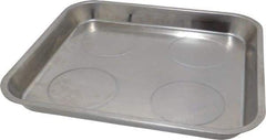 Eclipse - 11-1/2" Long x 10-11/16" Wide Magnetic Tray - Stainless Steel with Rubber-Coated Ferrite - Apex Tool & Supply