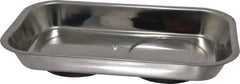 Eclipse - 9-1/2" Long x 5-9/16" Wide Magnetic Tray - Stainless Steel with Rubber-Coated Ferrite - Apex Tool & Supply