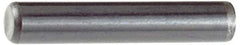 Holo-Krome - 1/8" Diam x 3/4" Pin Length 4000 Alloy Steel Oversized Dowel Pin - Black Luster Finish, C 47-58 & C 60 (Surface) Hardness, 1 Beveled & 1 Rounded End - Apex Tool & Supply