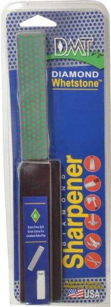 DMT - Extra Fine Grade, Diamond Whetstone Sharpener - 9 Micron, Diamond Area 4.3" Long x 7/8" Wide - Apex Tool & Supply