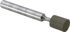 Made in USA - 3/8" Head Diam x 3/8" Head Thickness Diamond (Abrasive) Grinding Pin - 1/4" Shank Diam x 1-3/4" Shank Length - Apex Tool & Supply