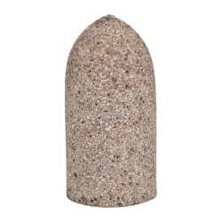 Grier Abrasives - Type 16, 1-1/2" Max Diam, 3" Head Thickness, 16 Grit Cone - Aluminum Oxide, Very Coarse Grade, 5/8-11 Shank Thread - Apex Tool & Supply