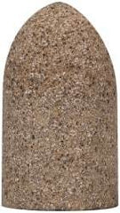 Grier Abrasives - Type 16, 1-3/4" Max Diam, 3" Head Thickness, 20 Grit Cone - Aluminum Oxide, Very Coarse Grade, 5/8-11 Shank Thread - Apex Tool & Supply
