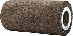 Grier Abrasives - Type 18, 1-1/2" Max Diam, 3" Head Thickness, 24 Grit Square Tip Plug - Aluminum Oxide, Very Coarse Grade, 5/8-11 Shank Thread - Apex Tool & Supply