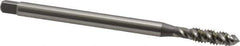 OSG - 1/4-20 UNC 3 Flute H3 Bright Finish High Speed Steel Spiral Flute Extension Tap - Plug Chamfer, 4" OAL, 3B Class of Fit - Apex Tool & Supply