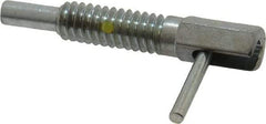 Gibraltar - 1/4-20, 0.8" Thread Length, 0.16" Plunger Diam, 0.5 Lb Init to 2.5 Lb Final End Force, Steel Locking L Handle Plunger - 1-1/4" Body Length, 0.8" Length Under Head, Locking Element, 0.38" Plunger Projection - Apex Tool & Supply