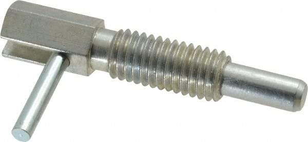 Gibraltar - 1/2-13, 1.1" Thread Length, 0.31" Plunger Diam, 1 Lb Init to 5 Lb Final End Force, Steel Locking L Handle Plunger - 2.11" Body Length, 1-1/4" Length Under Head, Locking Element, 3/4" Plunger Projection - Apex Tool & Supply
