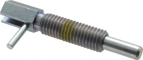 Gibraltar - 5/8-11, 1.82" Thread Length, 0.38" Plunger Diam, 1 Lb Init to 5 Lb Final End Force, Steel Locking L Handle Plunger - 3.05" Body Length, 2" Length Under Head, Locking Element, 1" Plunger Projection - Apex Tool & Supply
