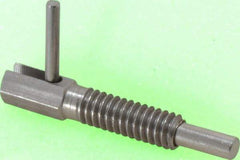 Gibraltar - 1/4-20, 0.8" Thread Length, 0.16" Plunger Diam, 0.5 Lb Init to 2.5 Lb Final End Force, Stainless Steel Locking L Handle Plunger - 1-1/4" Body Length, 0.8" Length Under Head, Locking Element, 0.38" Plunger Projection - Apex Tool & Supply