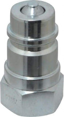 Parker - 1/2 NPTF Steel Hydraulic Hose Female Pipe Thread Nipple - 4,000 psi - Apex Tool & Supply